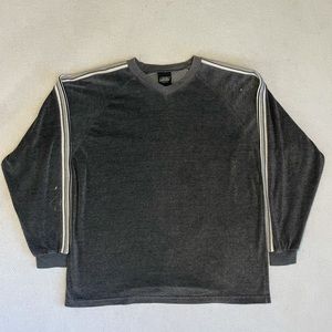 LeftCoast Gray Suede CrewNeck